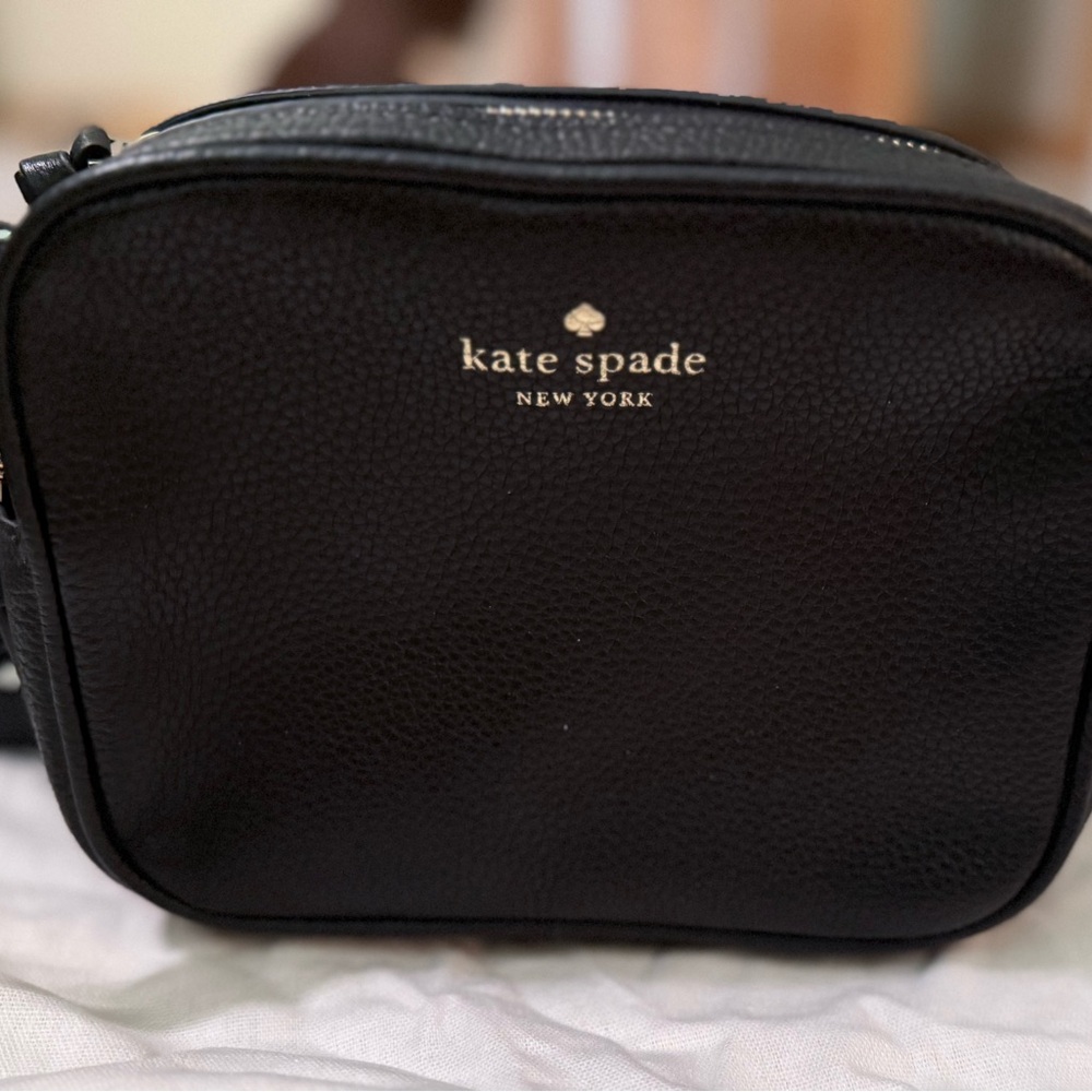 Kate Spade Black Structured Crossbody Bag